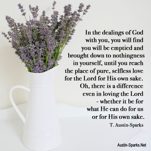 Read more about the article Love For The Lord